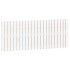 Cabecero de cama de pared madera maciza pino blanco 147x3x60