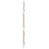 Cabecero de cama de pared madera maciza pino blanco 147x3x60