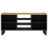 Mueble de TV madera mango y madera contrachapada 100x33x46