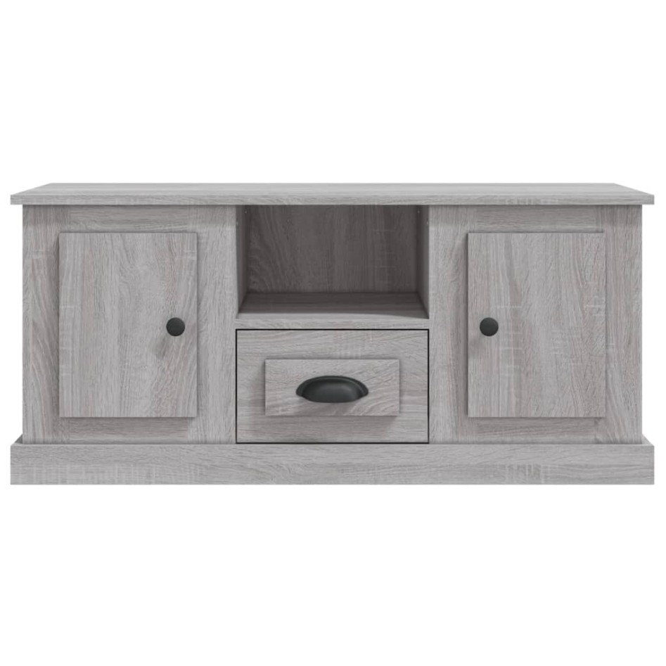Mueble para TV madera contrachapada gris Sonoma 100x35,5x45