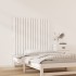 Cabecero de cama pared madera maciza pino blanco 95,5x3x90