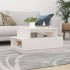 Mesa de centro madera maciza de pino blanco 80x55x40,5
