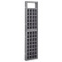 Biombo/Enrejado de 3 paneles madera de abeto gris 121x180