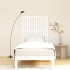 Cabecero de cama pared madera maciza pino blanco 95,5x3x110