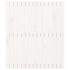 Cabecero de cama pared madera maciza pino blanco 95,5x3x110