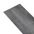 Lamas para suelo no autoadhesivas PVC gris a rayas 5,26 m² 2