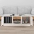 Mesa de centro de madera maciza de pino blanco 100x50x35