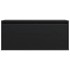 Armario de pared de madera maciza de pino negro 80x30x35