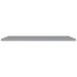 Estantes flotantes pared 4 MDF gris 120x23,5x3,8