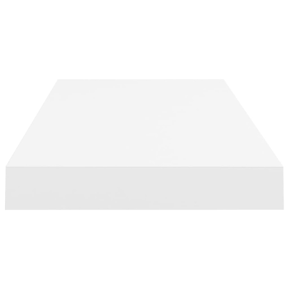 Estante flotante de pared 4 uds MDF blanco 60x23,5x3,8
