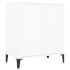 Aparador de madera contrachapada blanco 60x35x70