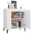 Aparador de madera contrachapada blanco 60x35x70