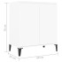 Aparador de madera contrachapada blanco 60x35x70