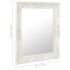 Espejo de pared estilo barroco blanco 50x60