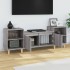 Mueble para TV madera contrachapada gris Sonoma 160x35x55