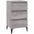 Mesita de noche madera contrachapada gris Sonoma 40x35x70