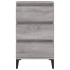 Mesita de noche madera contrachapada gris Sonoma 40x35x70