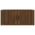 Mesa de centro madera contrachapada roble marrón 80x50x36