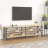 Mesa de centro madera contrachapada roble marrón 80x50x36