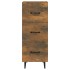 Aparador madera de ingeniería roble ahumado 34,5x34x90