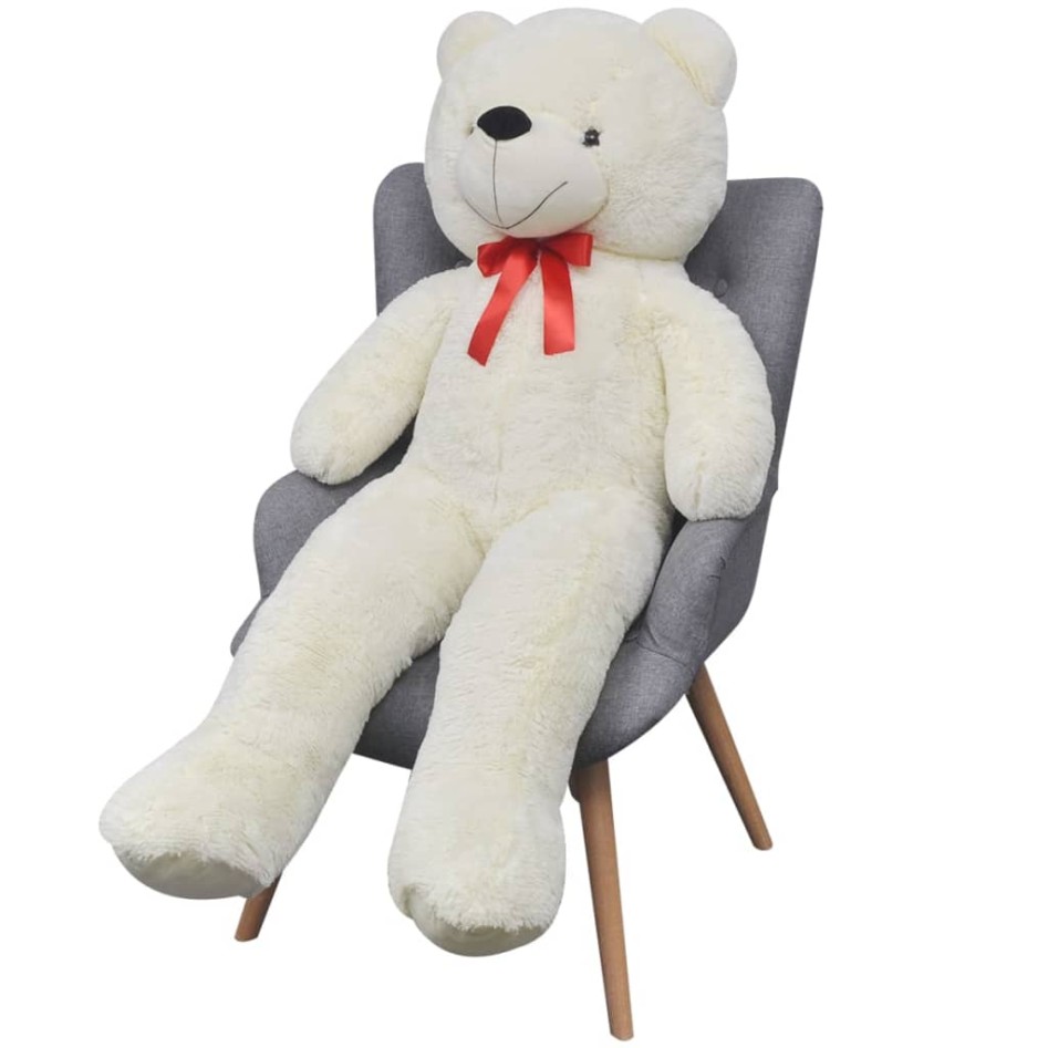 Oso de peluche grande XXL blanco 135