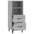 Aparador de madera contrachapada gris Sonoma 34,5x34x90