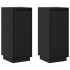 Aparador 2 uds madera maciza de pino negro 31,5x34x75