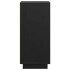 Aparador 2 uds madera maciza de pino negro 31,5x34x75