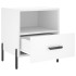 Mesitas de noche 2 uds madera ingeniería blanco 40x35x47,5