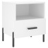 Mesitas de noche 2 uds madera ingeniería blanco 40x35x47,5