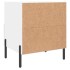 Mesitas de noche 2 uds madera ingeniería blanco 40x35x47,5