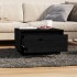 Mesa de centro de madera maciza de pino negro 55x56x32