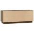 Mueble para TV madera maciza de pino marrón miel 110,5x35x44