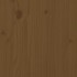 Mueble para TV madera maciza de pino marrón miel 110,5x35x44
