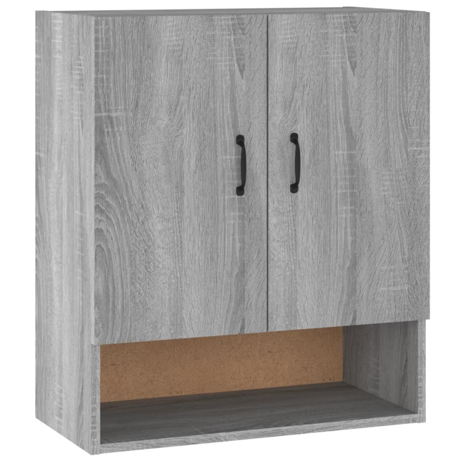 Armario de pared madera contrachapada gris Sonoma 60x31x70