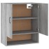Armario de pared madera contrachapada gris Sonoma 60x31x70