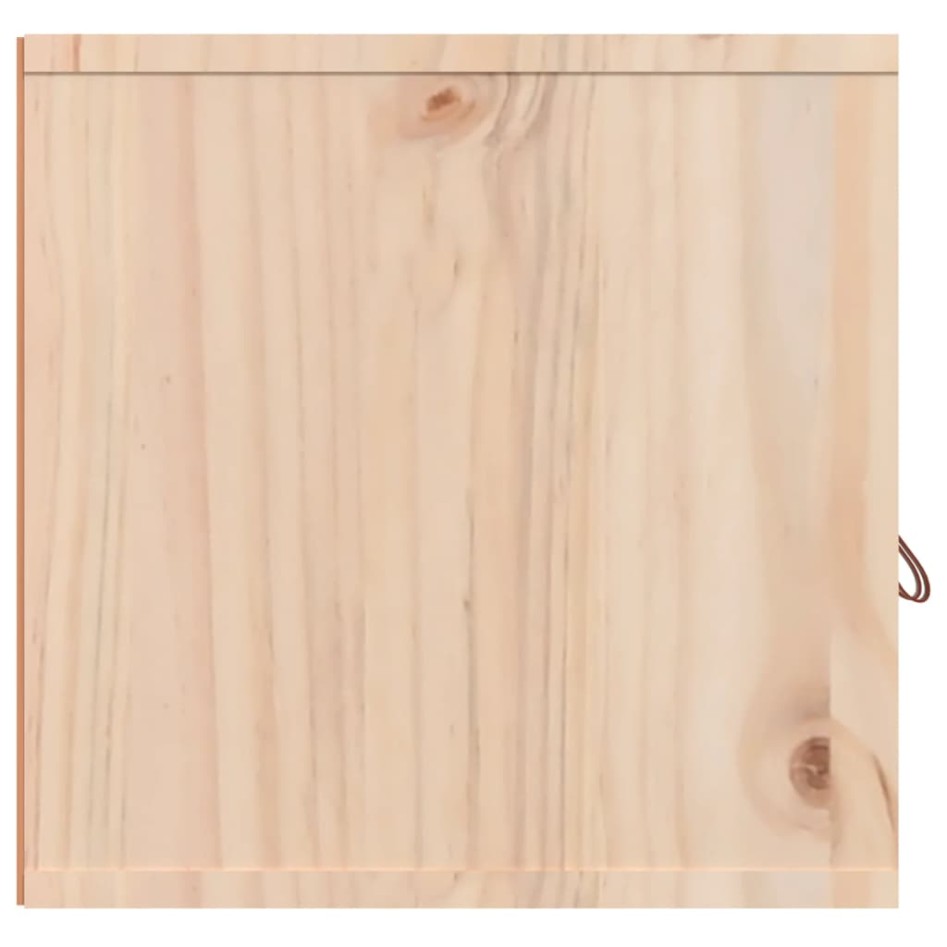 Armario de pared de madera maciza de pino 80x30x30