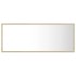 Espejo de baño LED acrílico color roble Sonoma 100x8,5x37