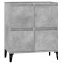 Aparador de madera contrachapada gris hormigón 60x35x70
