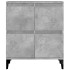 Aparador de madera contrachapada gris hormigón 60x35x70