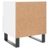 Mesitas de noche 2 uds madera ingeniería blanco 40x35x47,5