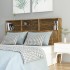 Mueble cabecero color roble ahumado 160x19x103,5