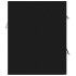Mueble de lavabo madera de ingeniería negro 60x38,5x48