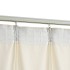 Cortinas opacas con ganchos 2 pzas terciopelo crema 140x225