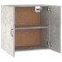 Armario de pared madera contrachapada gris hormigón 60x31x60