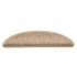 Alfombrilla autoadhesiva escalera sisal 15 uds arena 56x17x3