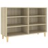 Aparador de madera contrachapada roble Sonoma 103,5x35x70