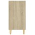 Aparador de madera contrachapada roble Sonoma 103,5x35x70