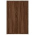 Escritorio de madera contrachapada marrón roble 100x49x75
