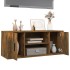 Mueble para TV madera contrachapada roble ahumado 100x35x40